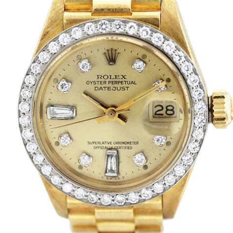 diamond bezel for rolex president|Rolex 18kt president 36mm watch.